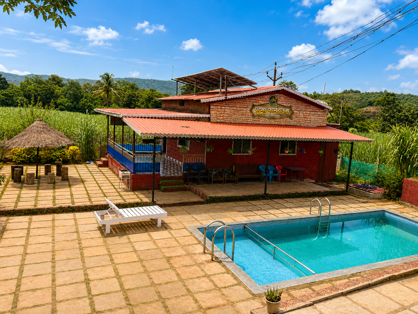 Veranda at Padma Farmhouse